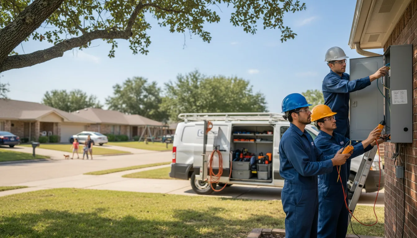 Certified electrician providing emergency electrical services in Clay Center, NE